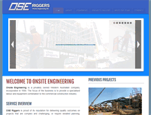 Tablet Screenshot of oseriggers.com.au